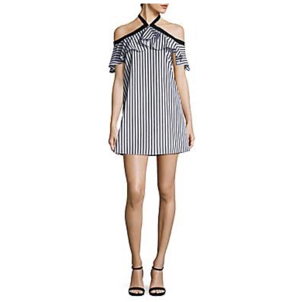 Alice + Olivia Striped Halter Dress